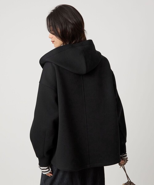 green label relaxing（グリーンレーベルリラクシング）の「ダンボール ジップ フーディ（パーカー・レディース・ブラック/ナチュラル/モカ/グレー・FREE）」の18枚目の写真