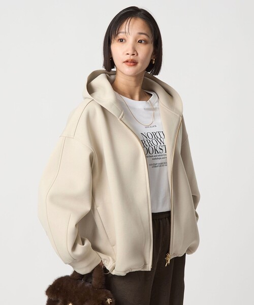 ダンボール ジップ フーディ（パーカー）｜green label relaxing