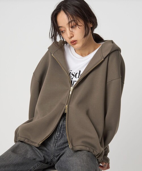 bio ジップフーディ ダンボール ジップ フーディ（パーカー）｜green label relaxing