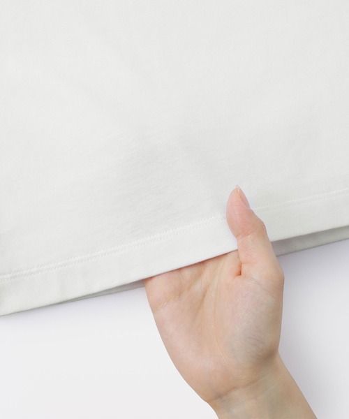 無印良品(ムジルシリョウヒン)の「婦人 天竺編みボートネック七分袖Tシャツ(Tシャツ/カットソー・レディース・ブラック/ブラウン/ホワイト/ライトグレー/グリーン系/ラベンダー・S/M/XL/L)」の10枚目の写真