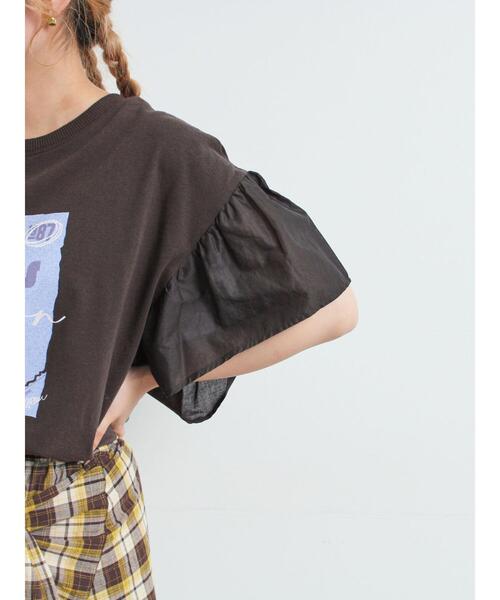 SM2（エスエムツー）の「[接触冷感]フレアスリーブチュニックTシャツ（チュニック・レディース・ブラック/ブルー/オフホワイト/レッド・F）」の17枚目の写真