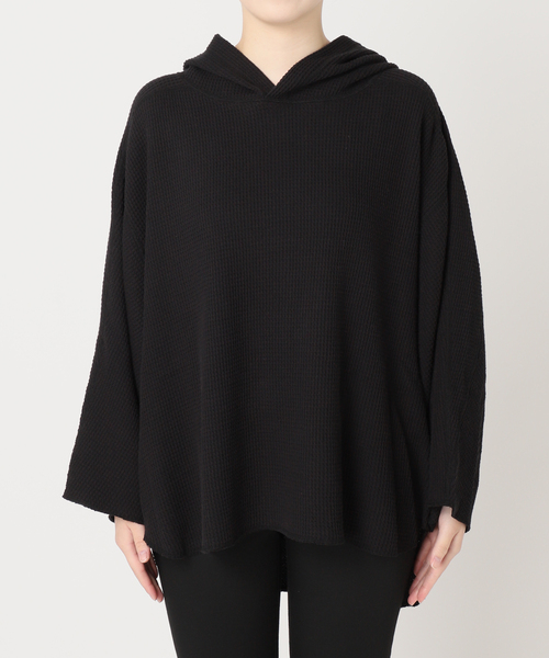 ARMY TWILL(アーミーツイル)の「別注【ARMY TWILL/アーミーツイル】WaffleHoodie(Tシャツ/カットソー・レディース・アイボリー/ブラック系その他・FREE)」の14枚目の写真