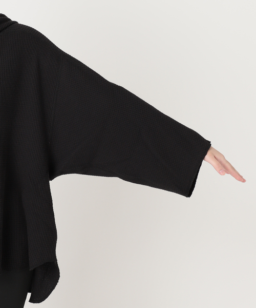 ARMY TWILL(アーミーツイル)の「別注【ARMY TWILL/アーミーツイル】WaffleHoodie(Tシャツ/カットソー・レディース・アイボリー/ブラック系その他・FREE)」の18枚目の写真