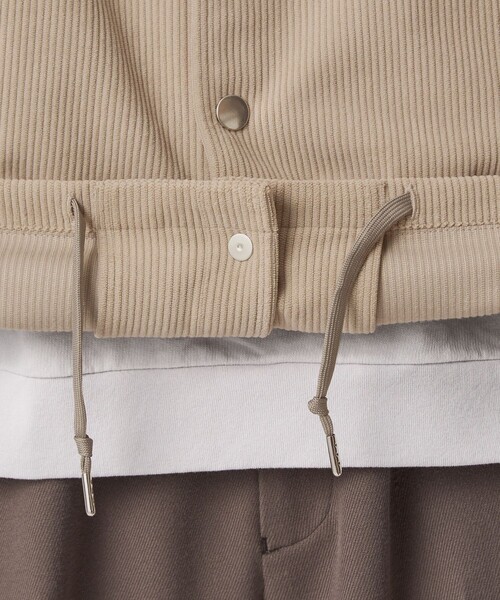 green label relaxing(グリーンレーベルリラクシング)の「コーデュロイ コーチ ジャケット -ストレッチ-(その他アウター・メンズ・ダークブラウン/ブラック/ベージュ・XL/S/M/L)」の15枚目の写真