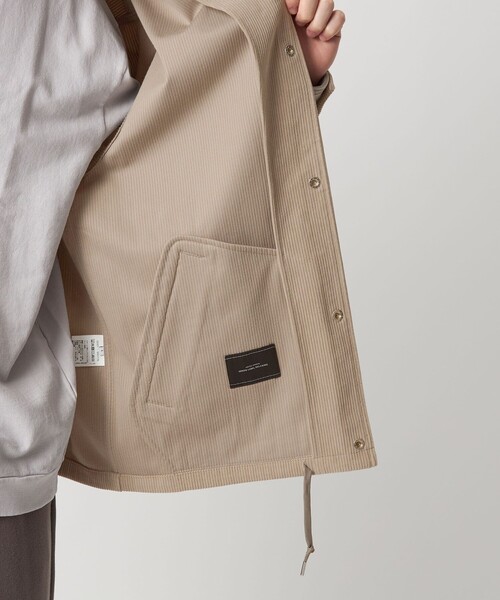 green label relaxing(グリーンレーベルリラクシング)の「コーデュロイ コーチ ジャケット -ストレッチ-(その他アウター・メンズ・ダークブラウン/ブラック/ベージュ・XL/S/M/L)」の22枚目の写真