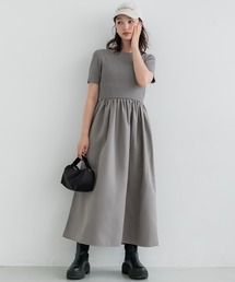 coca（coca） | ドッキングボートネックワンピース(ワンピース)