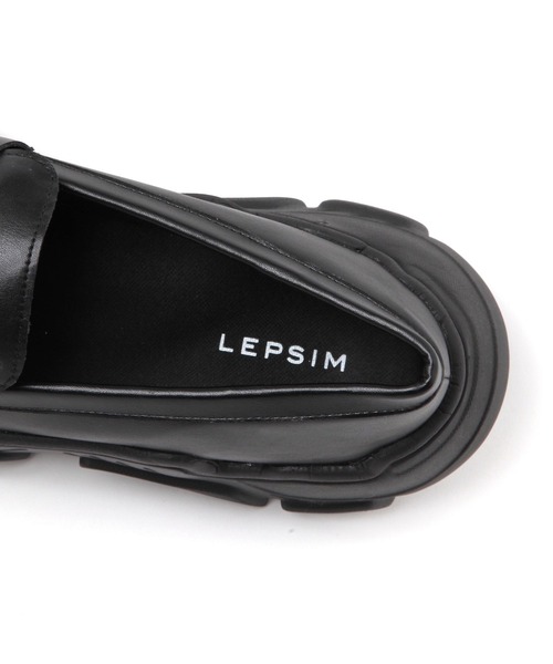 LEPSIM（レプシィム）の「ローファースニーカー　578032（スニーカー・レディース・ブラック・MEDIUM/LARGE）」の6枚目の写真