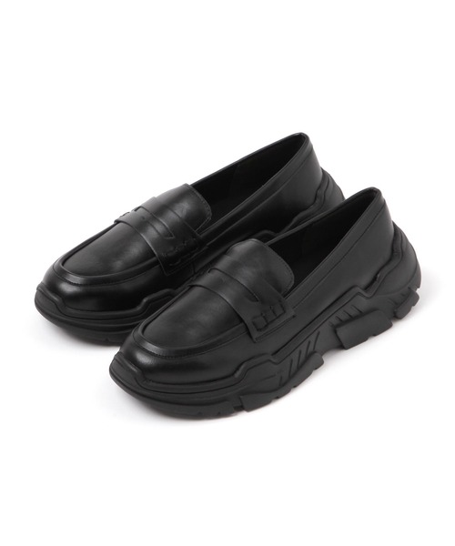 LEPSIM（レプシィム）の「ローファースニーカー　578032（スニーカー・レディース・ブラック・MEDIUM/LARGE）」の20枚目の写真