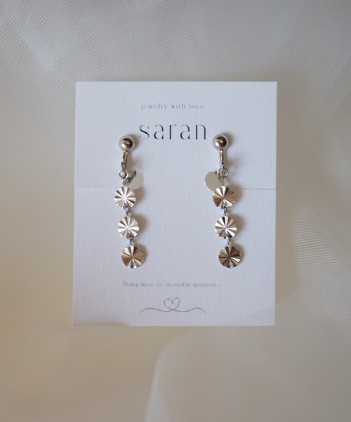 CERCA(チェルカ)の「saran jewelry/03 circle イヤリング(イヤリング・レディース・シルバー/ゴールド・FREE)」の1枚目の写真
