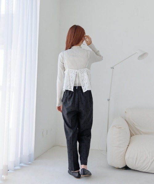 flower（フラワー）の「ガーデンレースビスチェ（キャミソール・レディース・ホワイト/アイボリー・FREE）」の20枚目の写真