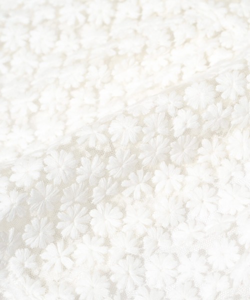 flower（フラワー）の「ガーデンレースビスチェ（キャミソール・レディース・ホワイト/アイボリー・FREE）」の10枚目の写真