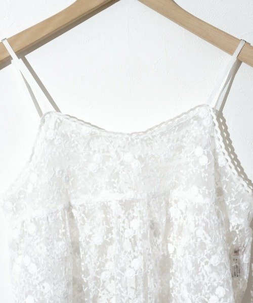 flower（フラワー）の「ガーデンレースビスチェ（キャミソール・レディース・ホワイト/アイボリー・FREE）」の11枚目の写真
