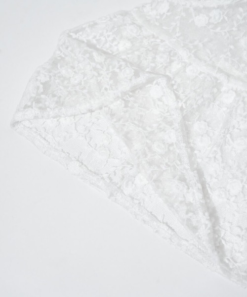 flower（フラワー）の「ガーデンレースビスチェ（キャミソール・レディース・ホワイト/アイボリー・FREE）」の14枚目の写真