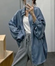 ドルマンスリーブビッグシルエットシャツ