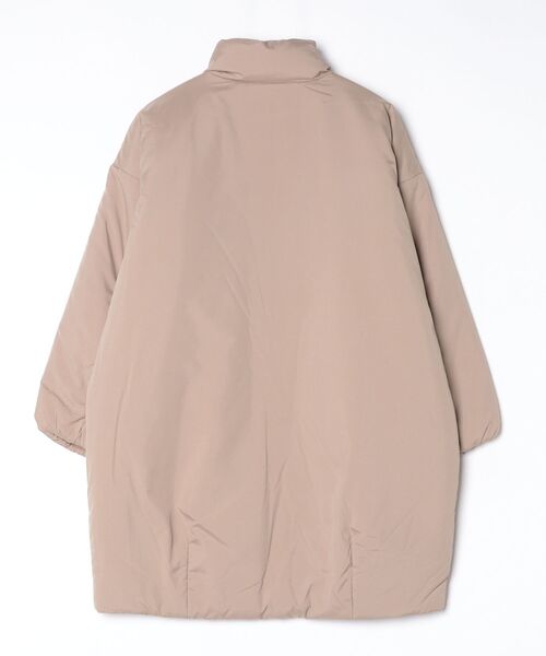 ORCIVAL（オーシバル）の「ORCIVAL/オーシバル　スタンドカラーロングブルゾン　STAND COLLAR LONG BLOUSON　OR-A0734 BTT（ダウンジャケット/コート・レディース・ベージュ/ブラック・1）」の3枚目の写真