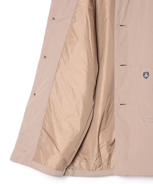 ORCIVAL（オーシバル）の「ORCIVAL/オーシバル　スタンドカラーロングブルゾン　STAND COLLAR LONG BLOUSON　OR-A0734 BTT（ダウンジャケット/コート・レディース・ベージュ/ブラック・1）」の4枚目の写真