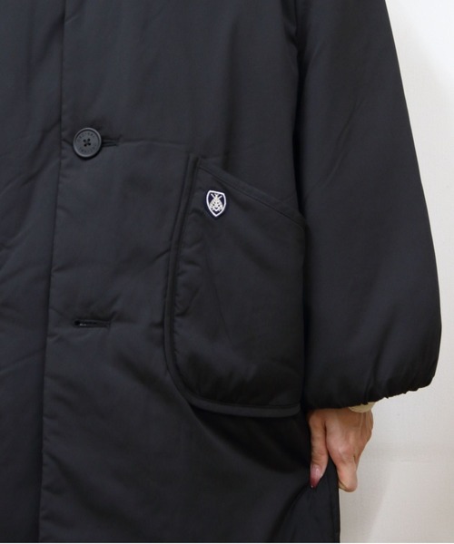 ORCIVAL（オーシバル）の「ORCIVAL/オーシバル　スタンドカラーロングブルゾン　STAND COLLAR LONG BLOUSON　OR-A0734 BTT（ダウンジャケット/コート・レディース・ベージュ/ブラック・1）」の11枚目の写真