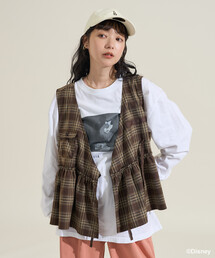 FREAK'S STORE（フリークスストア）の「カシュクール ギャザーベスト/リボンベスト（ベスト）」
