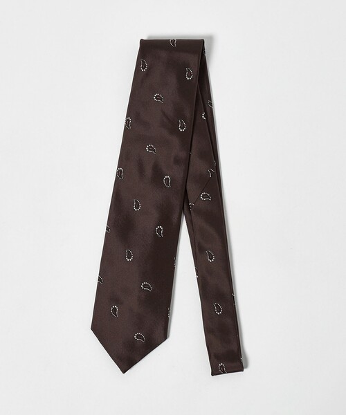 UNITED ARROWS（ユナイテッドアローズ）の「ペイズリー ジャガード ネクタイ 2（ネクタイ・メンズ・ダークブラウン/ネイビー/ダークグレー・FREE）」の3枚目の写真
