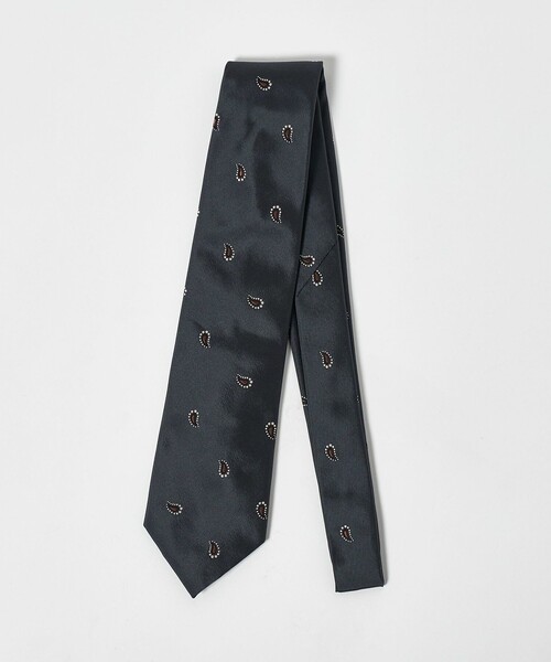 UNITED ARROWS（ユナイテッドアローズ）の「ペイズリー ジャガード ネクタイ 2（ネクタイ・メンズ・ダークブラウン/ネイビー/ダークグレー・FREE）」の2枚目の写真