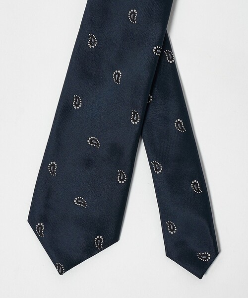UNITED ARROWS（ユナイテッドアローズ）の「ペイズリー ジャガード ネクタイ 2（ネクタイ・メンズ・ダークブラウン/ネイビー/ダークグレー・FREE）」の4枚目の写真