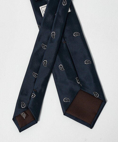UNITED ARROWS（ユナイテッドアローズ）の「ペイズリー ジャガード ネクタイ 2（ネクタイ・メンズ・ダークブラウン/ネイビー/ダークグレー・FREE）」の5枚目の写真