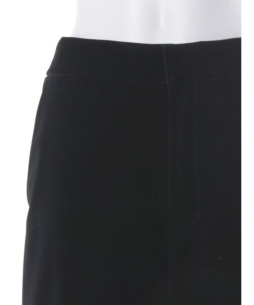 UN3D.（アンスリード）の「VELVET HEM GATHER PT 【セットアップ着用可能】 / ベルベットヘムギャザーパンツ（その他パンツ・レディース・キャメル/ブラック・36/38）」の4枚目の写真