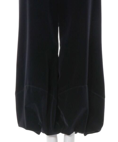 UN3D.（アンスリード）の「VELVET HEM GATHER PT 【セットアップ着用可能】 / ベルベットヘムギャザーパンツ（その他パンツ・レディース・キャメル/ブラック・36/38）」の7枚目の写真