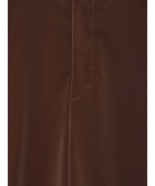 UN3D.（アンスリード）の「VELVET HEM GATHER PT 【セットアップ着用可能】 / ベルベットヘムギャザーパンツ（その他パンツ・レディース・キャメル/ブラック・36/38）」の8枚目の写真
