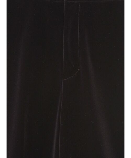 UN3D.（アンスリード）の「VELVET HEM GATHER PT 【セットアップ着用可能】 / ベルベットヘムギャザーパンツ（その他パンツ・レディース・キャメル/ブラック・36/38）」の9枚目の写真