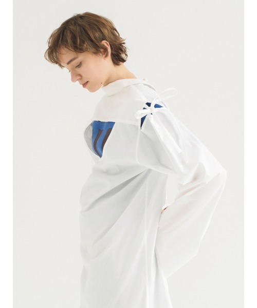 セール】ribbon ribbon shirt（シャツ/ブラウス）｜soduk（スドーク