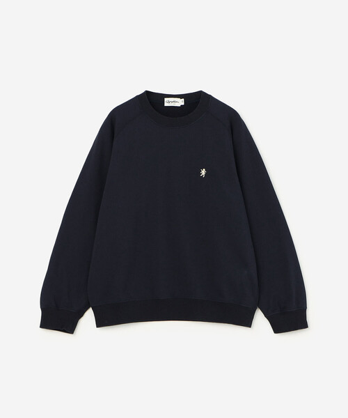 GYMPHLEX（ジムフレックス）の「Gymphlex | キッズ フレンチテリー クルーネックプルオーバー（スウェット・キッズ・ダークネイビー/グレー/ライトブルー・115/125/135）」の3枚目の写真