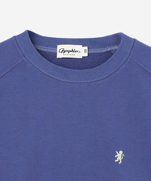 GYMPHLEX（ジムフレックス）の「Gymphlex | キッズ フレンチテリー クルーネックプルオーバー（スウェット・キッズ・ダークネイビー/グレー/ライトブルー・115/125/135）」の6枚目の写真