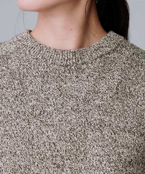 UNTITLED（アンタイトル）の「◆【重ね着レイヤードに】杢調ニットベスト（ベスト・レディース・ダークブラウン系3/ブラック系3/グレー系3・00/02/04/44/48）」の10枚目の写真