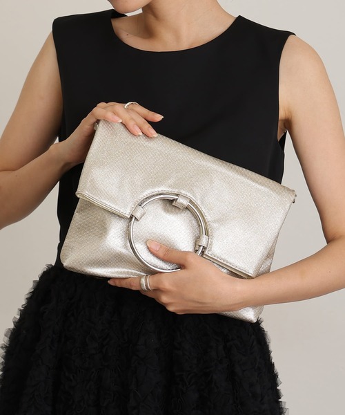 atlo（アトロ）の「ラメ ショルダーバッグ トートバッグ クラッチバッグ バッグ レディース バッグ クラッチ 結婚式 お呼ばれ 同窓会 発表会 ラメバッグ ショルダー パーティーバッグ サブバッグ フォーマル 女子会（ハンドバッグ・レディース・ゴールド/ブラック/シルバー・FREE）」の3枚目の写真
