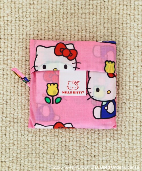 BAGGU（バグー）の「BAGGU/バグゥ STANDARD BAGGU SANRIO サンリオ ナイロン スタンダードバグゥ（エコバッグ/サブバッグ・レディース・オレンジ/ネイビー/ピンク/ブルー・ONE SIZE）」の6枚目の写真