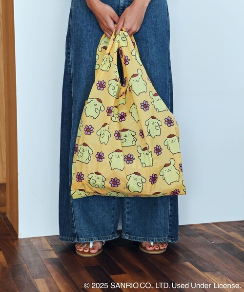 BAGGU（バグー）の「BAGGU/バグゥ STANDARD BAGGU SANRIO サンリオ ナイロン スタンダードバグゥ（エコバッグ/サブバッグ・レディース・オレンジ/ネイビー/ピンク/ブルー・ONE SIZE）」の9枚目の写真