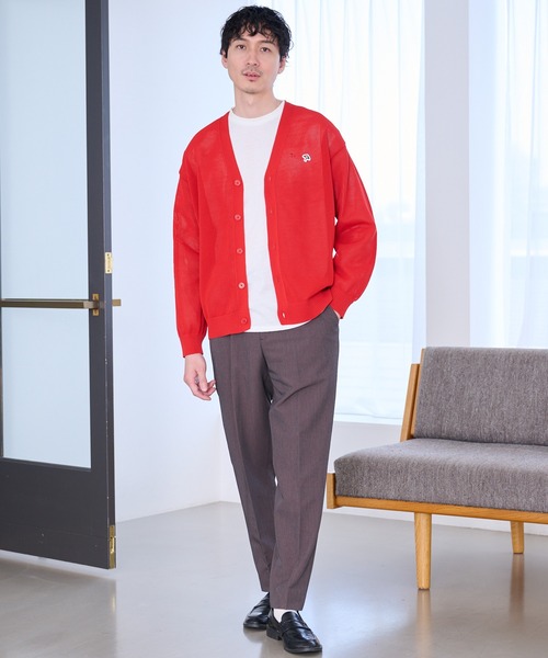 Arnold Palmer（アーノルドパーマー）の「シェア メッシュ ニットカーディガン + ロングTシャツ セット（アンサンブル・レディース・レッド/ベージュ/ブラック・LL/L/M/S/XS）」の18枚目の写真