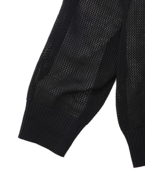 Arnold Palmer（アーノルドパーマー）の「シェア メッシュ ニットカーディガン + ロングTシャツ セット（アンサンブル・レディース・レッド/ベージュ/ブラック・LL/L/M/S/XS）」の8枚目の写真