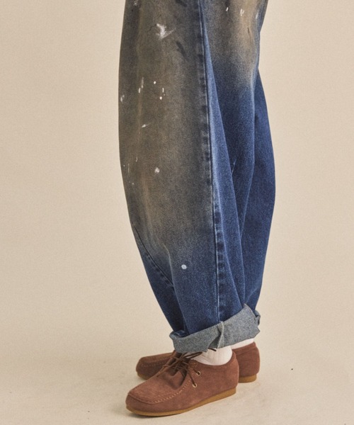 MIRROR STOKE(ミラーストーク)の「【ZOZO限定/追加】SUEDE LACE UP SHOES/スエードレースアップシューズ(モカシン/デッキシューズ・レディース・ベージュ/ブラウン・LARGE/MEDIUM)」の4枚目の写真