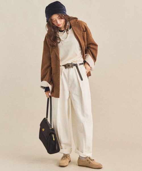 MIRROR STOKE(ミラーストーク)の「【ZOZO限定/追加】SUEDE LACE UP SHOES/スエードレースアップシューズ(モカシン/デッキシューズ・レディース・ベージュ/ブラウン・LARGE/MEDIUM)」の15枚目の写真