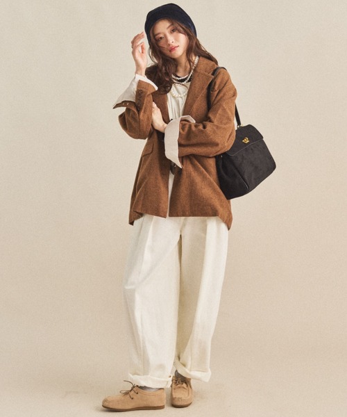 MIRROR STOKE(ミラーストーク)の「【ZOZO限定/追加】SUEDE LACE UP SHOES/スエードレースアップシューズ(モカシン/デッキシューズ・レディース・ベージュ/ブラウン・LARGE/MEDIUM)」の16枚目の写真