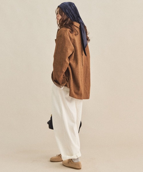 MIRROR STOKE(ミラーストーク)の「【ZOZO限定/追加】SUEDE LACE UP SHOES/スエードレースアップシューズ(モカシン/デッキシューズ・レディース・ベージュ/ブラウン・LARGE/MEDIUM)」の17枚目の写真