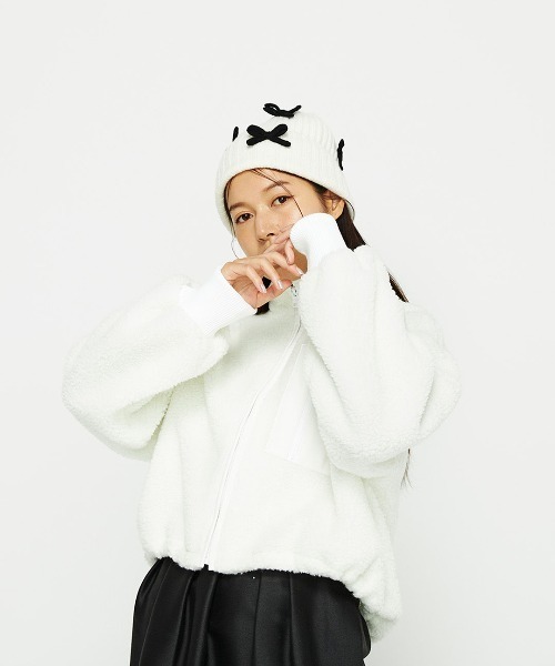 【mikomori × THIRD MAGAZINE】BOA FLEECE BLOUSON