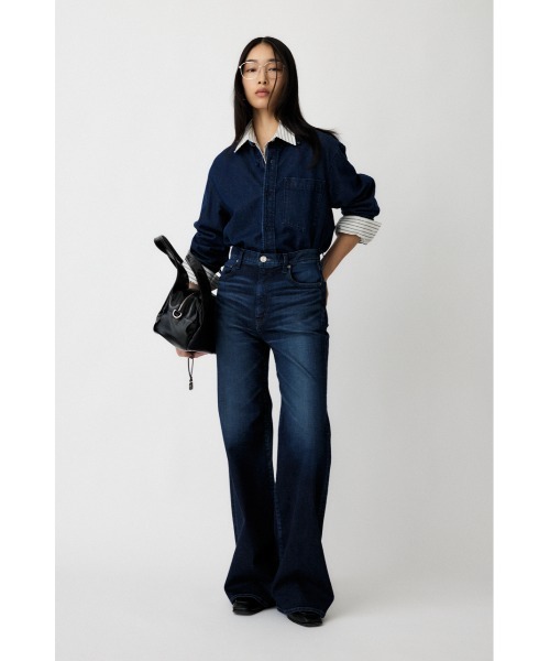 MOUSSY(マウジー)の「DENIM シャツ(シャツ/ブラウス・レディース・ブルー/ライトブルー・FREE)」の16枚目の写真