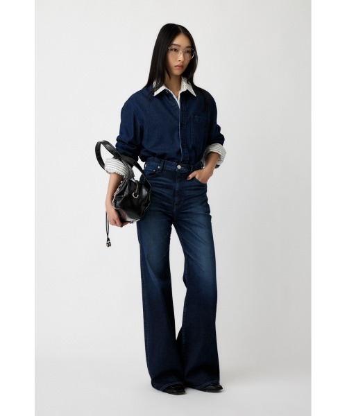 MOUSSY(マウジー)の「DENIM シャツ(シャツ/ブラウス・レディース・ブルー/ライトブルー・FREE)」の17枚目の写真