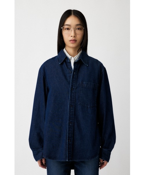 MOUSSY(マウジー)の「DENIM シャツ(シャツ/ブラウス・レディース・ブルー/ライトブルー・FREE)」の20枚目の写真