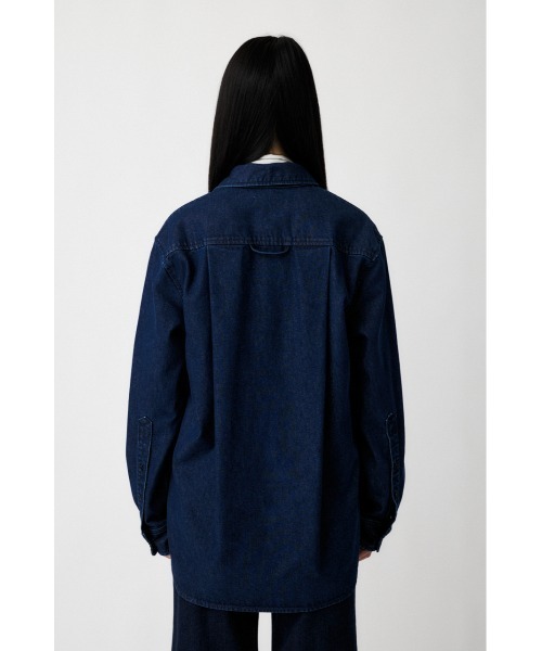 MOUSSY(マウジー)の「DENIM シャツ(シャツ/ブラウス・レディース・ブルー/ライトブルー・FREE)」の10枚目の写真