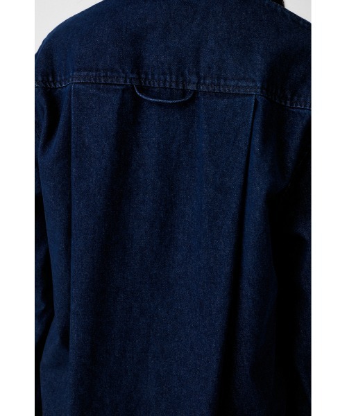 MOUSSY(マウジー)の「DENIM シャツ(シャツ/ブラウス・レディース・ブルー/ライトブルー・FREE)」の12枚目の写真