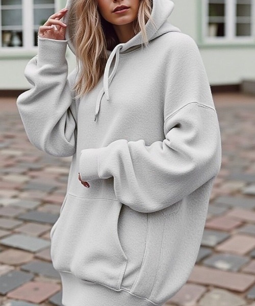 【新品・未使用】AP STUDIO パーカー ウール カンガルーポケット セール】カンガルーポケットオーバサイズフーディー（パーカー